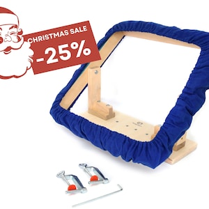 Rug Hooking Frame with Table Stand & Cover: Gripper Frame