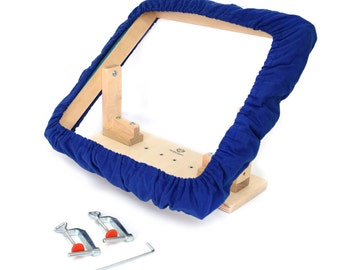 Rug Hooking Frame with Table stand & Cover, Punch needle frame, gripper frame, rug hooking for punch needle, frame with gripper strip