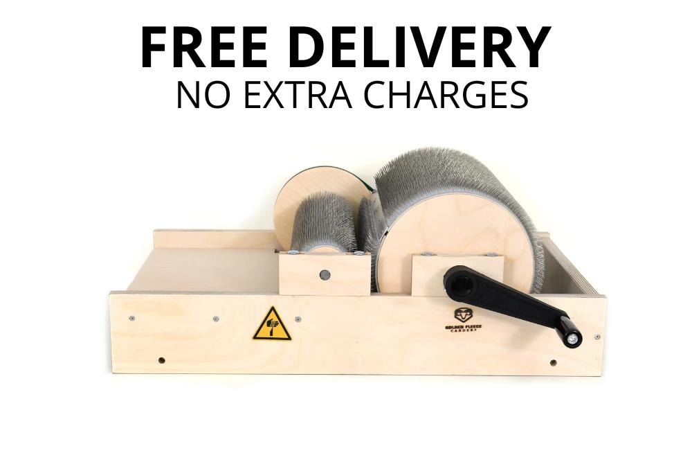 ドラムカードラー 特大 72TPI: ウール＆ファイバーツール - 幅300 mm