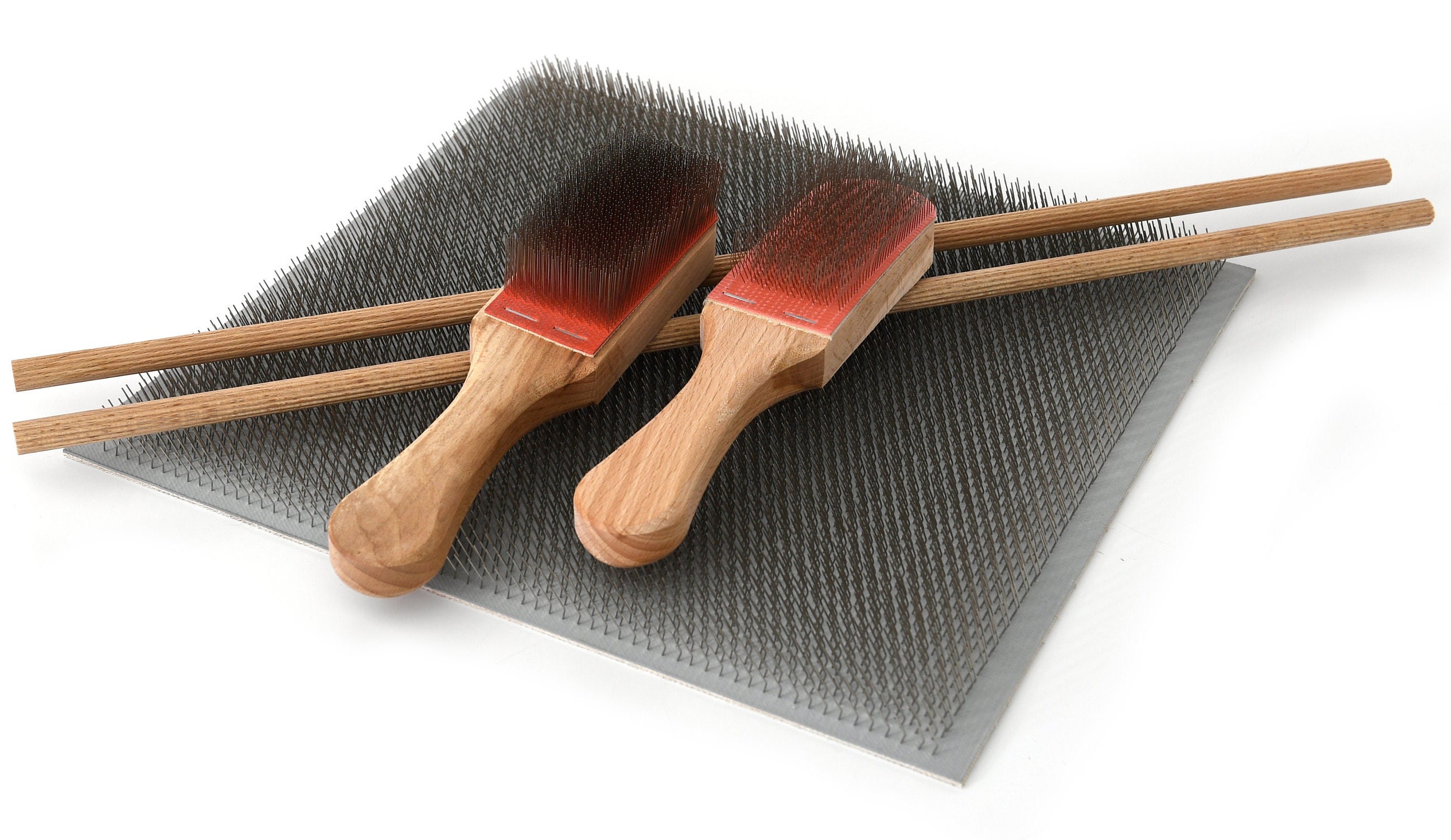 Brosse à Carder La Laine Clemes & Clemes - Pagaie 4x3 Pouces - Occasion