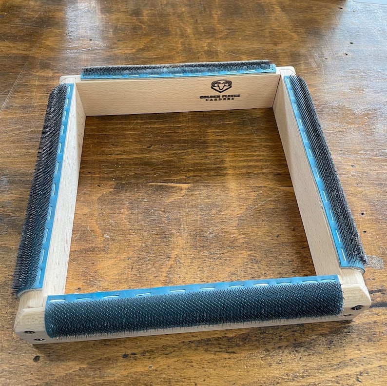 Rug Hooking Frame Punch Needle Frame Gripper Frame Rug Etsy