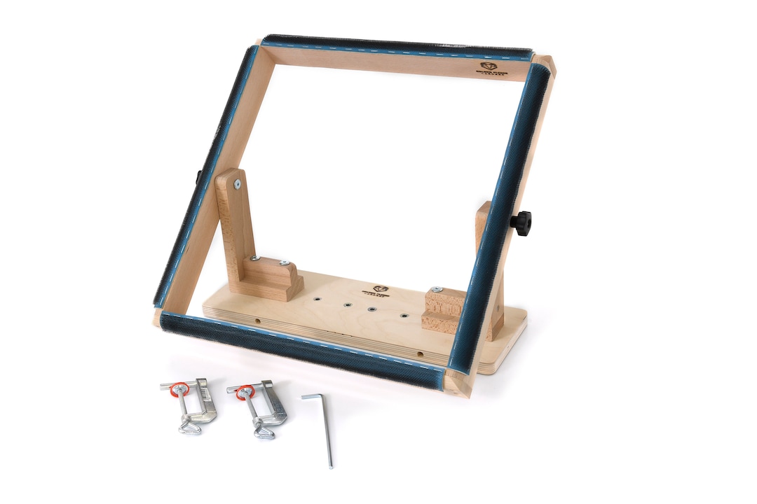 Rug Hooking Frame With Table Stand, Punch Needle Frame, Gripper Frame