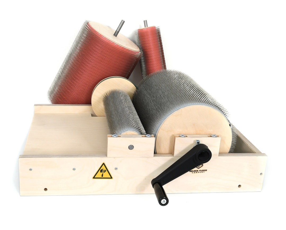 Drum Carder WIDE, Carding & Blending Wool With Extra Set of Drums Etsy