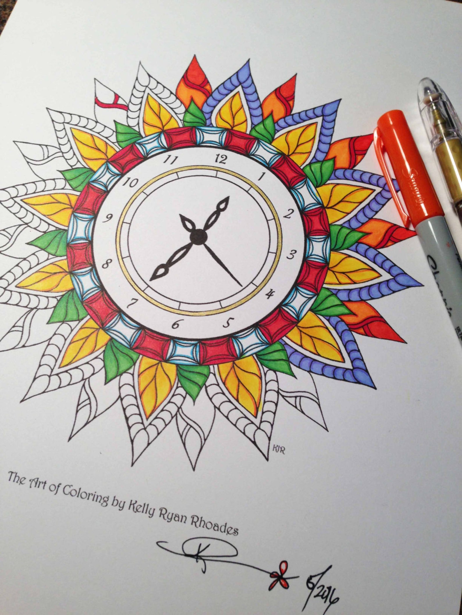 Coloring Page From an Original Drawing | Etsy