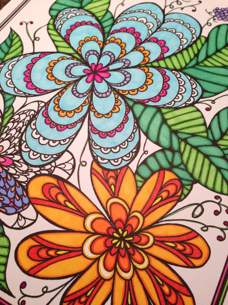 Coloring page from an Original drawing | Etsy