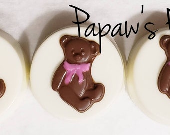 Dipped Oreo Cookies~One Dozen~Pick Up Only Item~Papaw's Edibles~Baby Shower~Online Bakery~Teddy Bears~Baby Girl~Pink Bows~Moreno Valley, CA