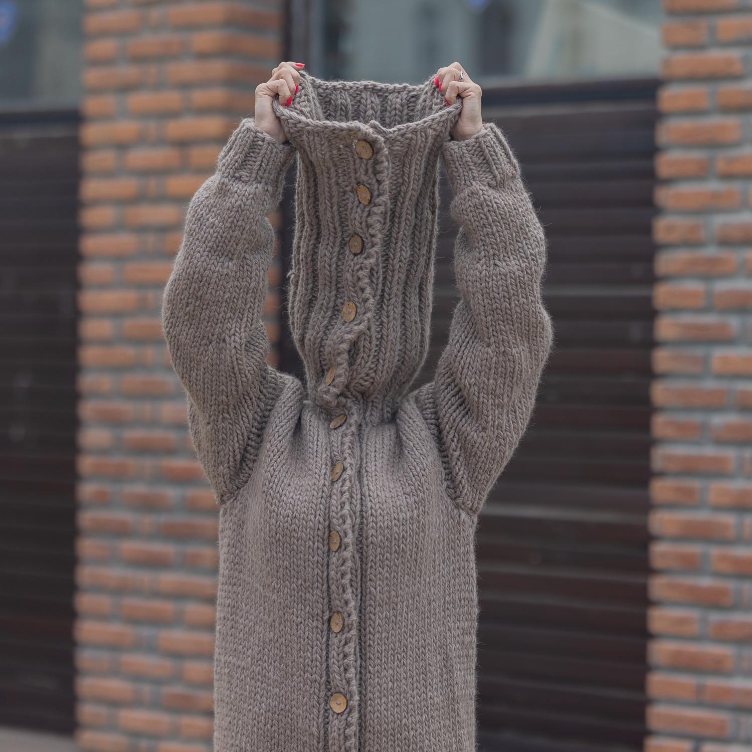 mediam Wool Knit Body Suit ニット Mediam Wool Knit Body Suit Like Pullover・mix - tity