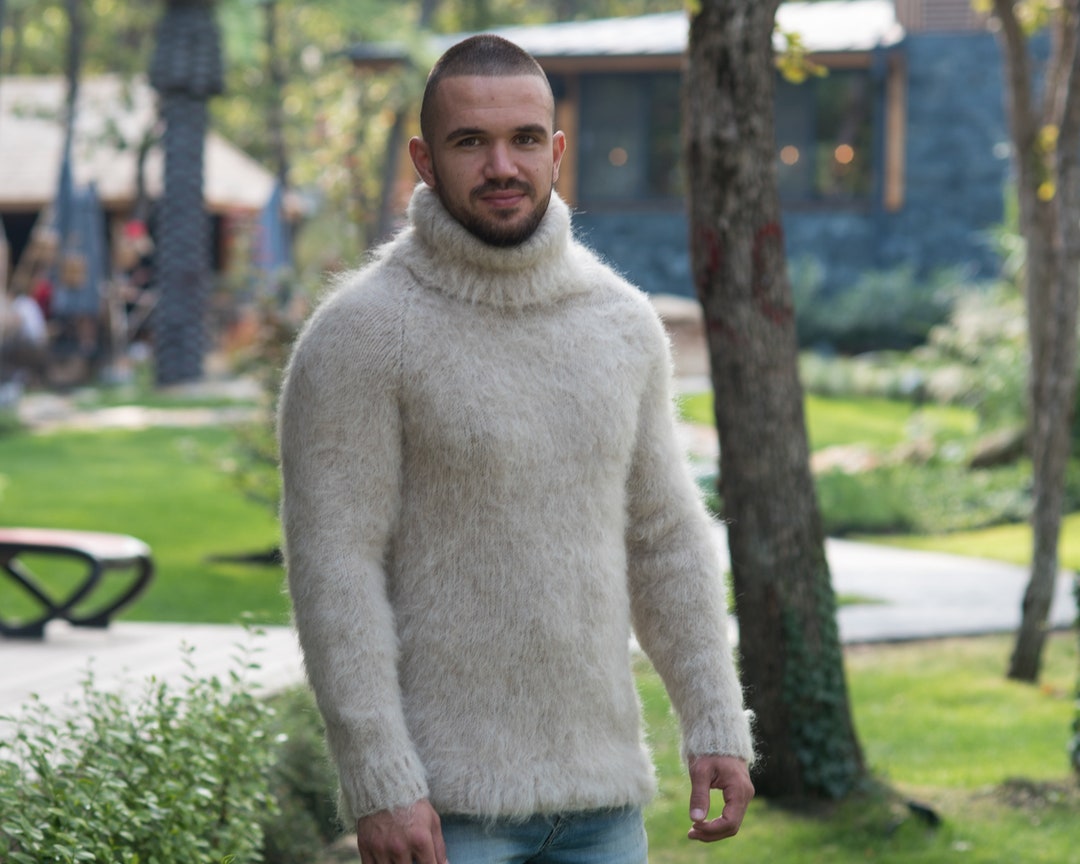 Excuisit Italian Material Sweater Made of Kid Mohair , Yak , Alpaca and ...