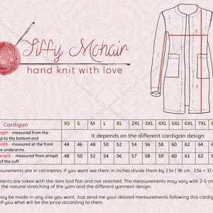 Gray Wool Cardigan – Hand Knitted Fisherman Style English Rib Coat T1021M image 2