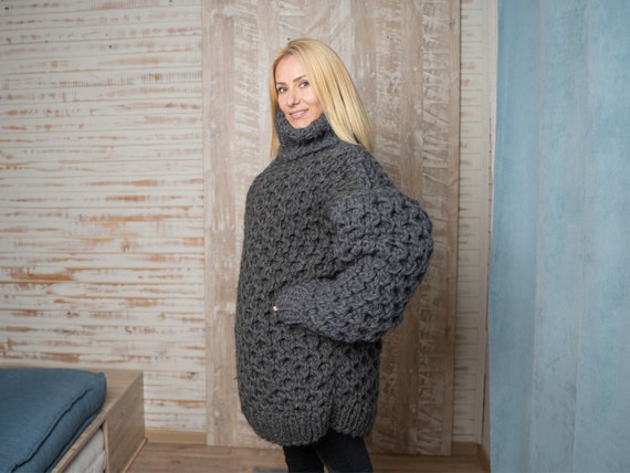 Pull laine oversize homme hotsell