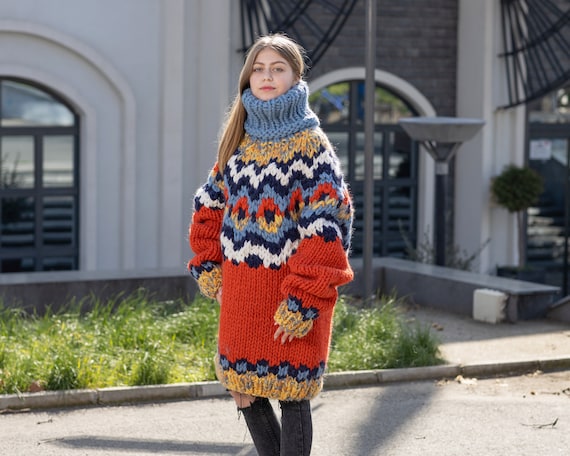 Etsy wool sweater cheap
