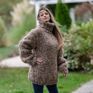 Suéter de lana de alpaca bebé, mohair y merino de 18 hebras T1134