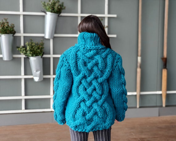 Pullover de lana gruesa deals
