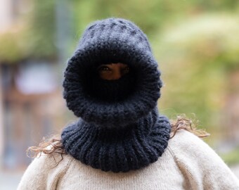 マフラー・ストール [24FW] Wool Knit Balaclava - Grey Lemaire Women's' Wool Balaclava in Grey | LN-CC®