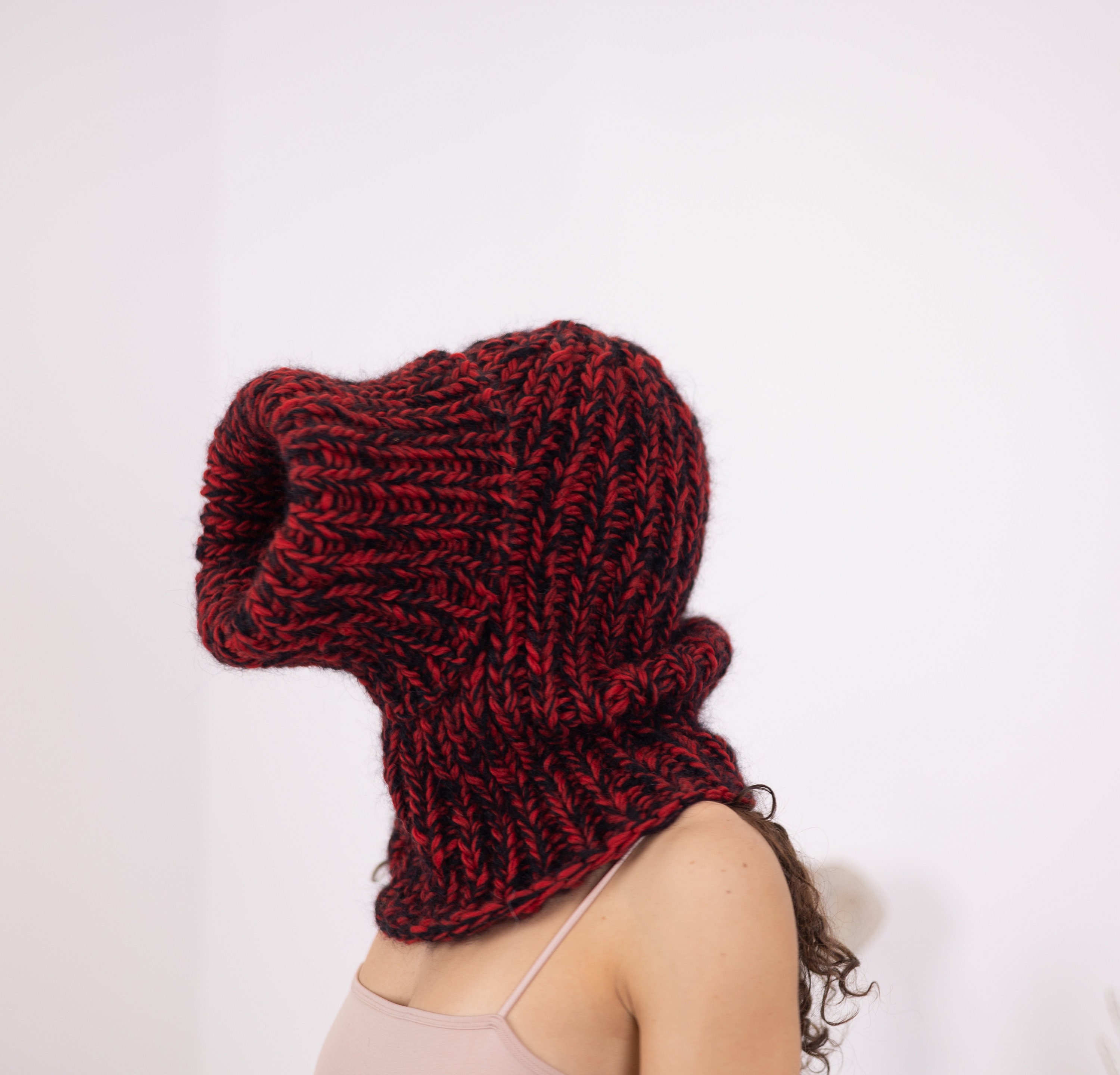 Mohair and Wool Mix Balaclava, Head Warmer, Fetish Balaclava