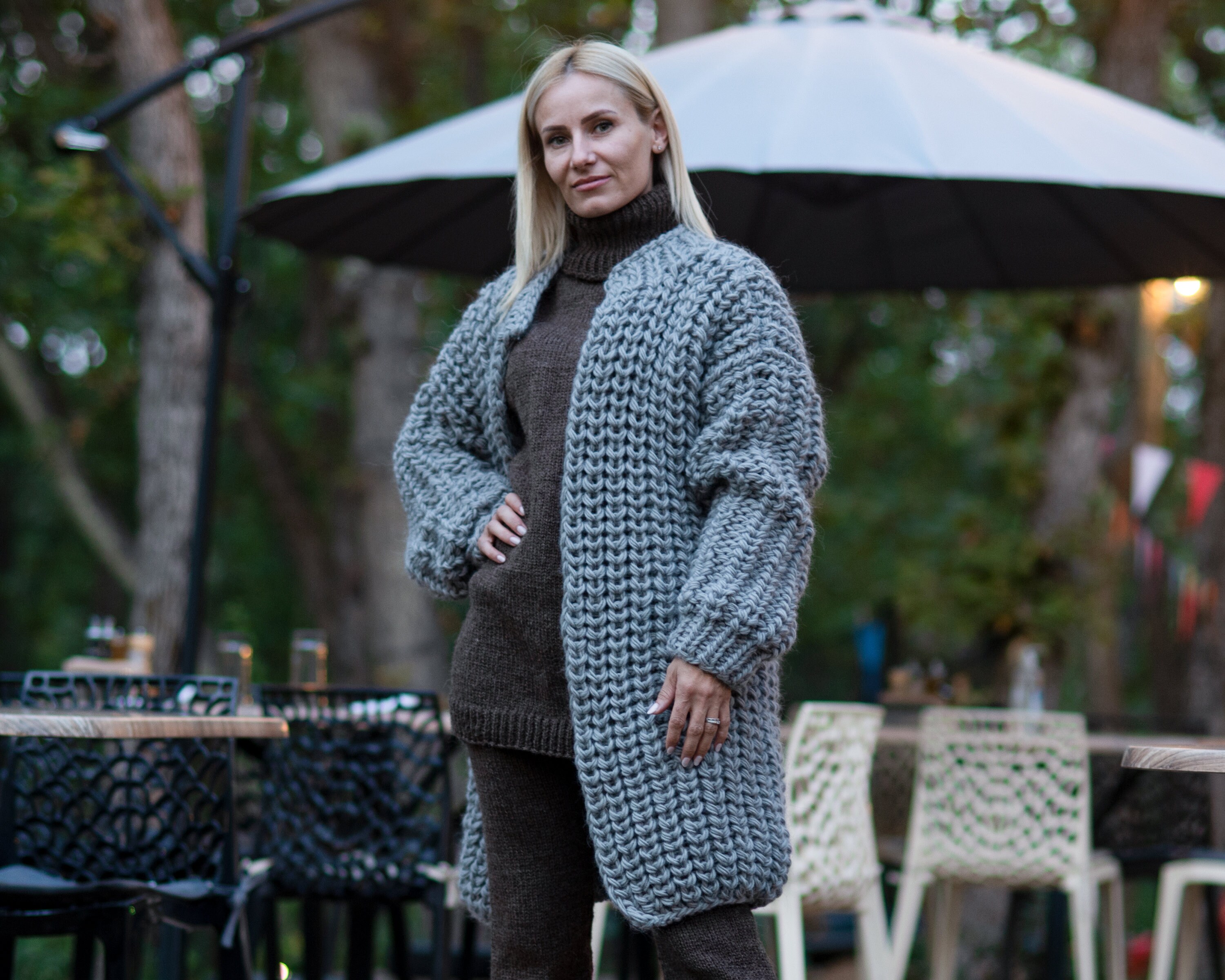 Wool Cardigan Hand 