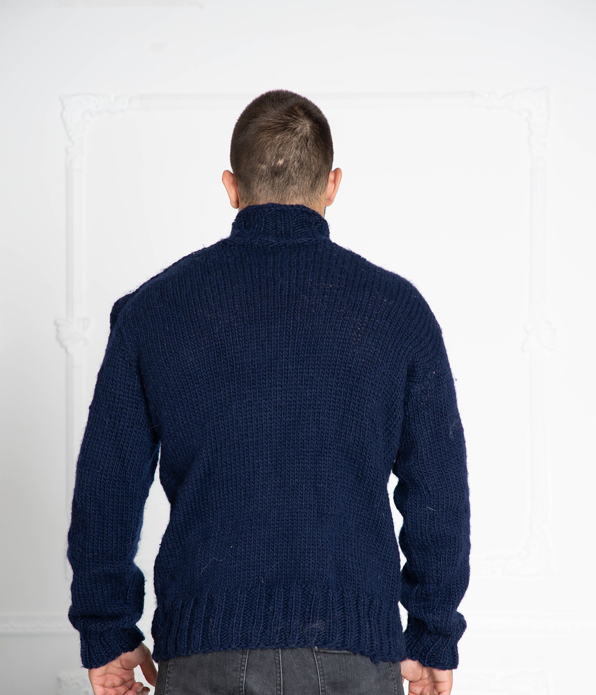 shawl neck jumpers