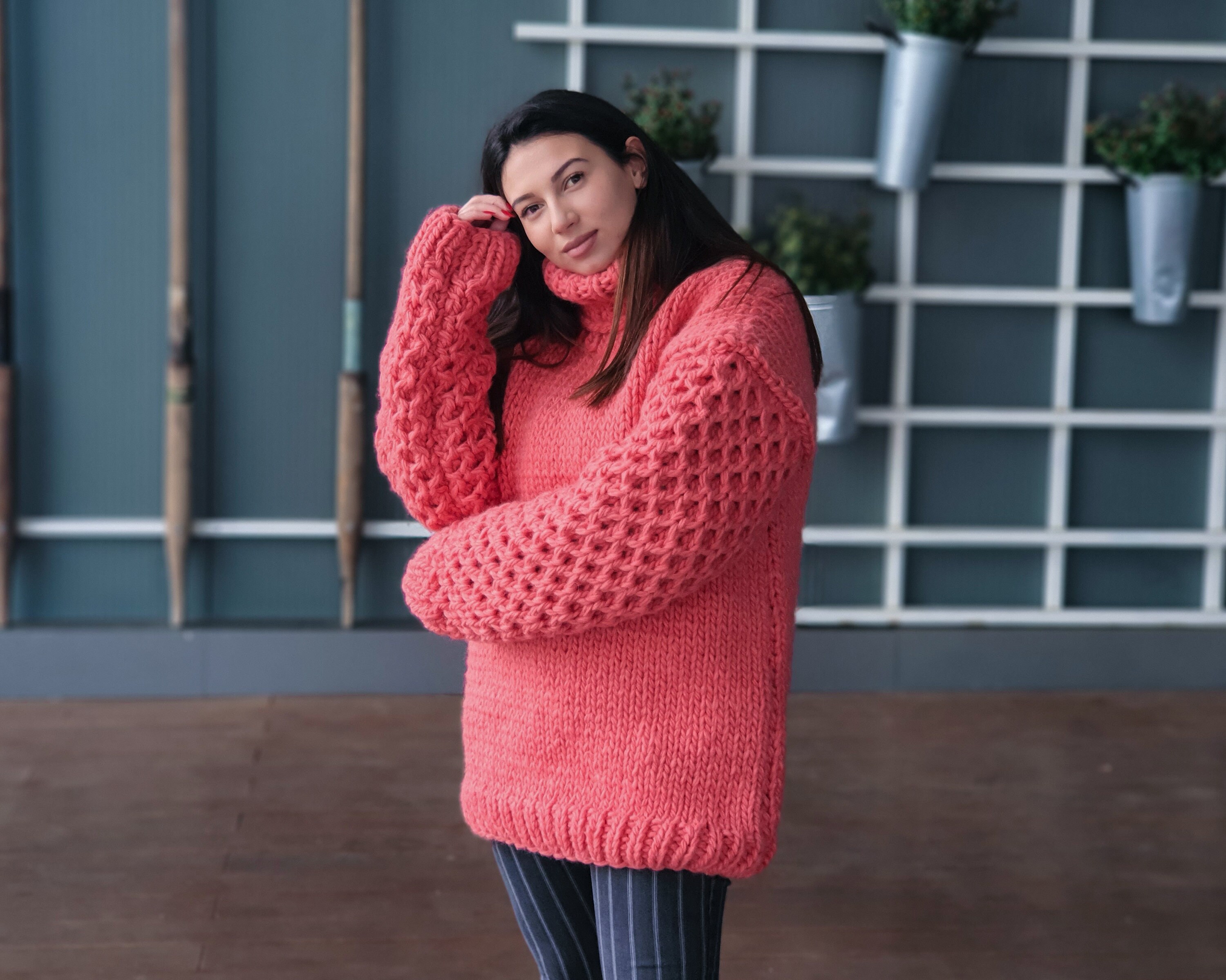 wool and the gang wonderwool sweater