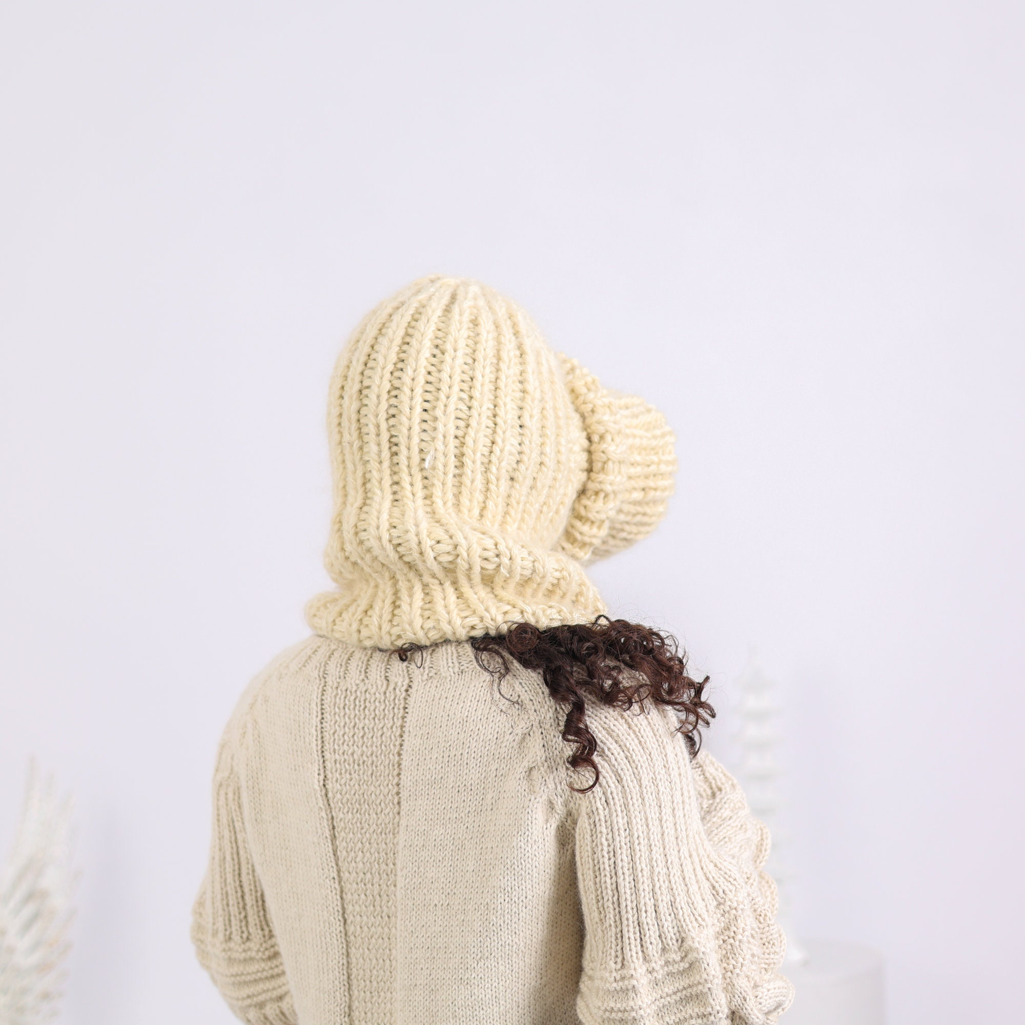 Mohair and Wool Mix Balaclava, Head Warmer, Fetish Balaclava