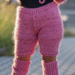 Cable Knit Wool and mohair knitted Shorts  T1484