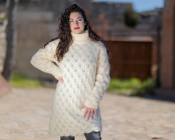 lace pullover dresses Women's V Neck Long Sleeve Knit Dress Stretch Elasticity Lace Up Sweater Casual Loose Pullover Mini Sweater Dress