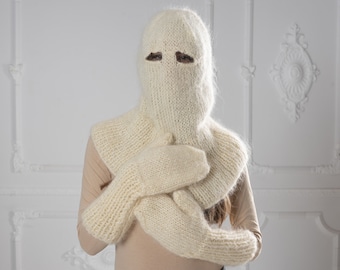 小物 deco depuis 1985 KNIT BALACLAVA beige DECO depuis 1985 KNIT BALACLAVA beige - The Galaxy Harmony!!!!