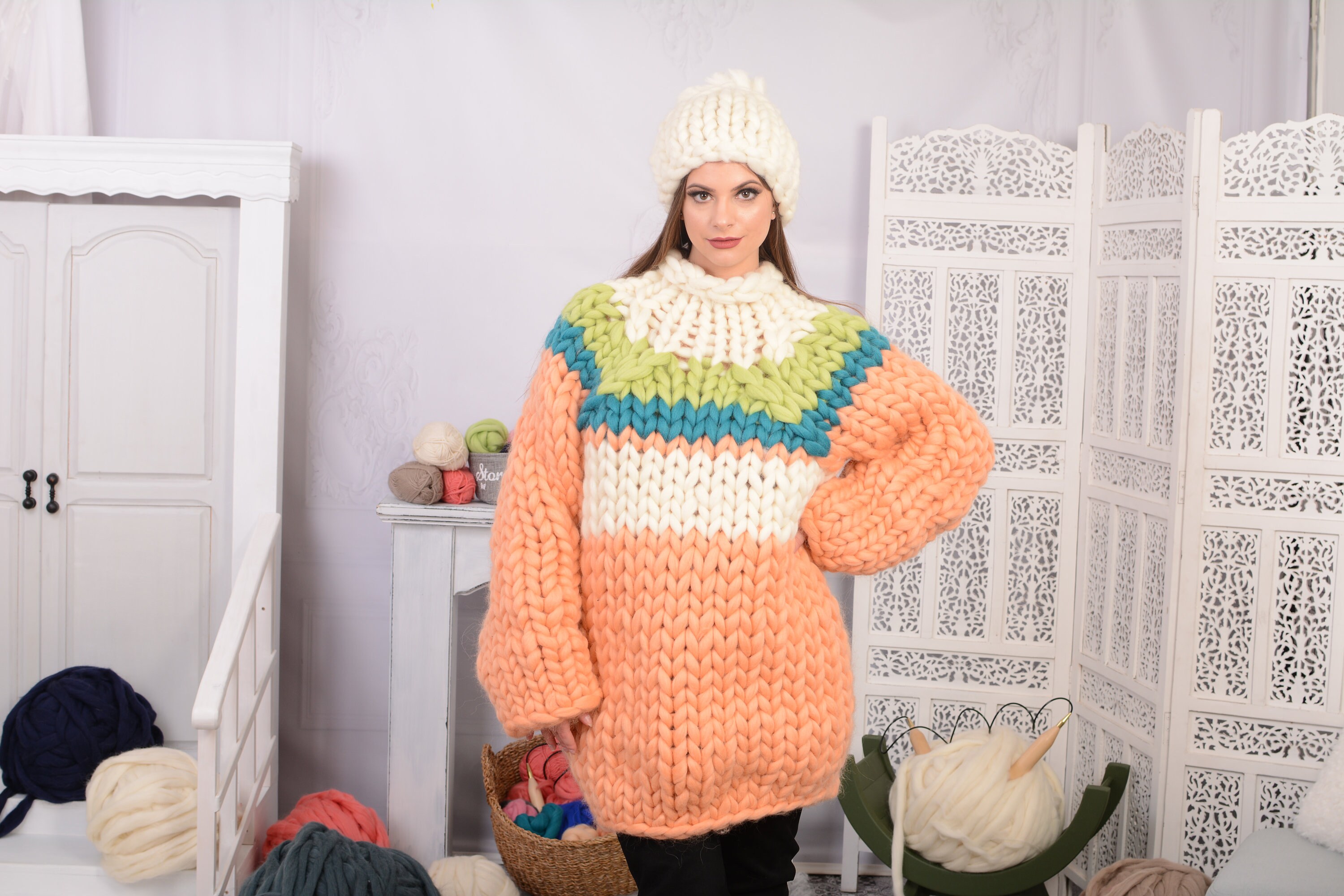 princess peach christmas sweater