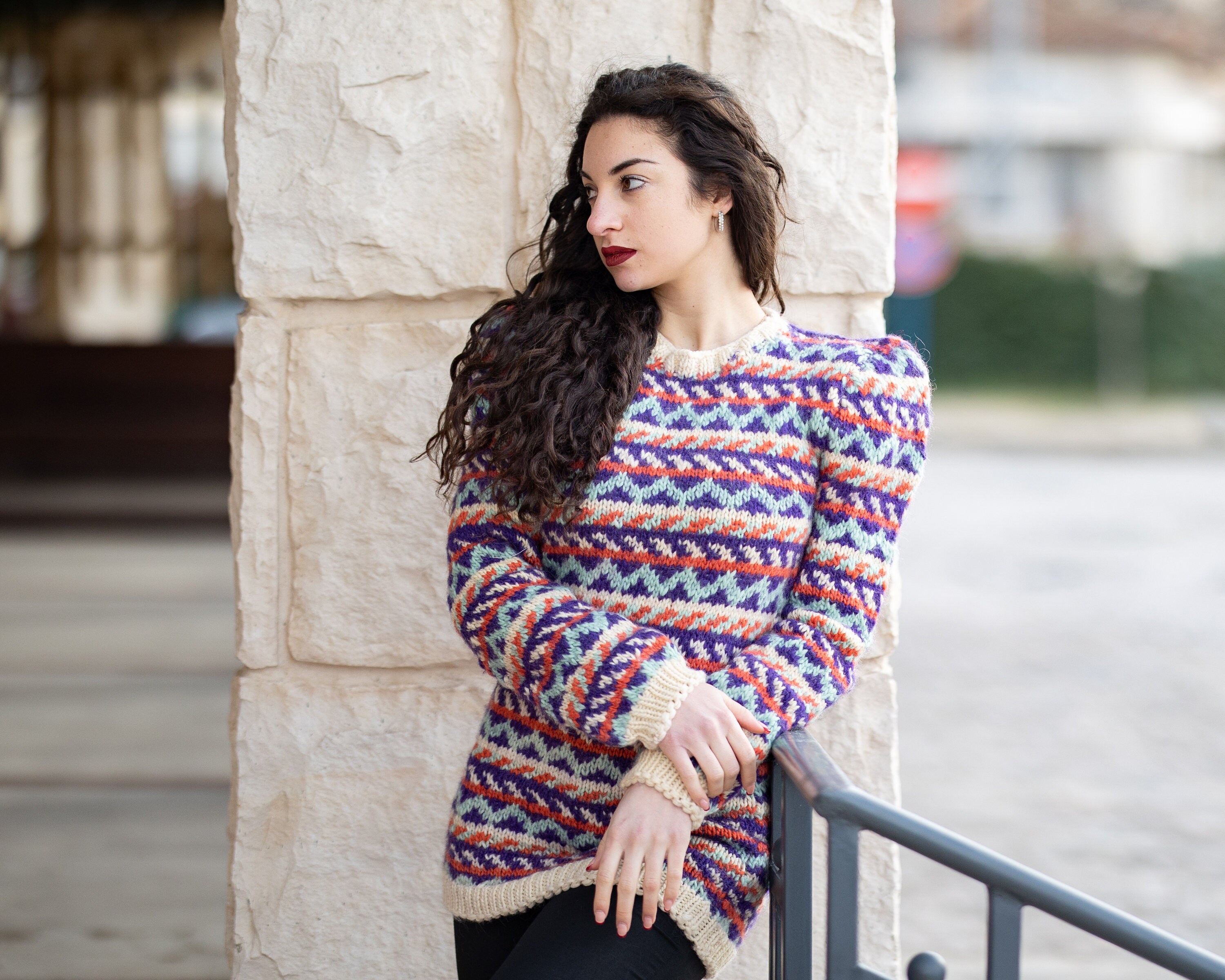 Lopi Wool Sweater, Icelandic Sweater, Hand Knitted Sweater Lopi Wool Sweater, Icelandic Sweater, Hand Knitted Sweater