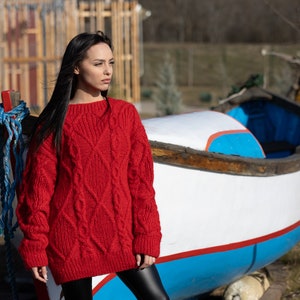 Pronta per la spedizione nella taglia 3XL , 10 capi di maglione extra morbido in baby alpaca , maglione a trecce super morbido e spesso T1185