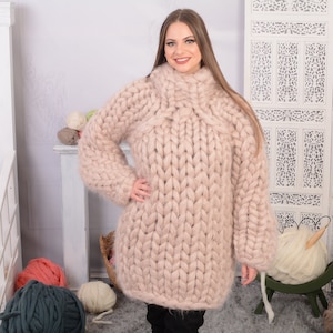40 strands Heavy mohair sweater, Extremetly soft and thick pullover , Huge sweater  T701W