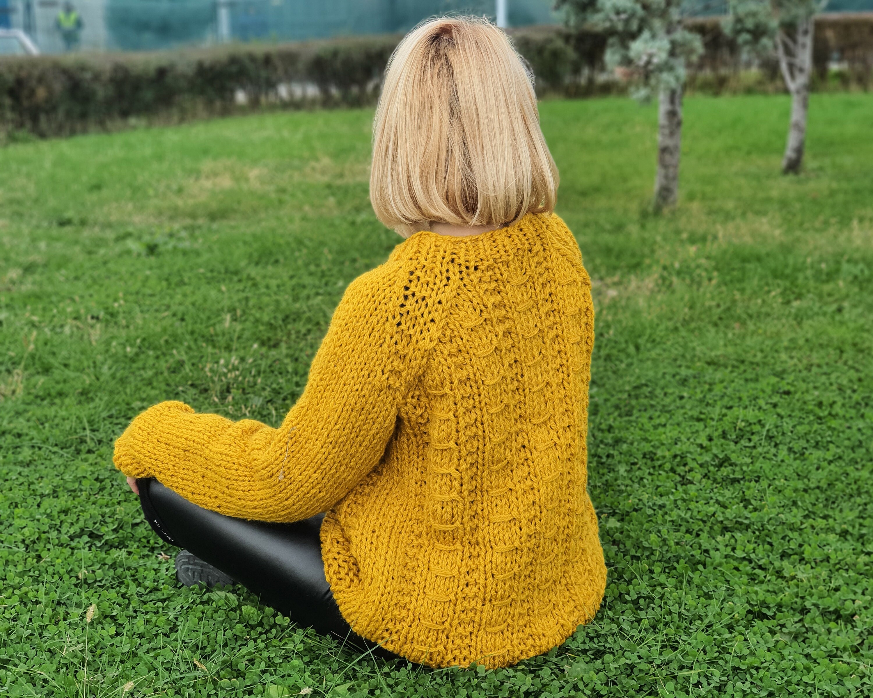 Cable Knit 100 Wool Sweater Itchy Wool Jumper Hand Etsy UK