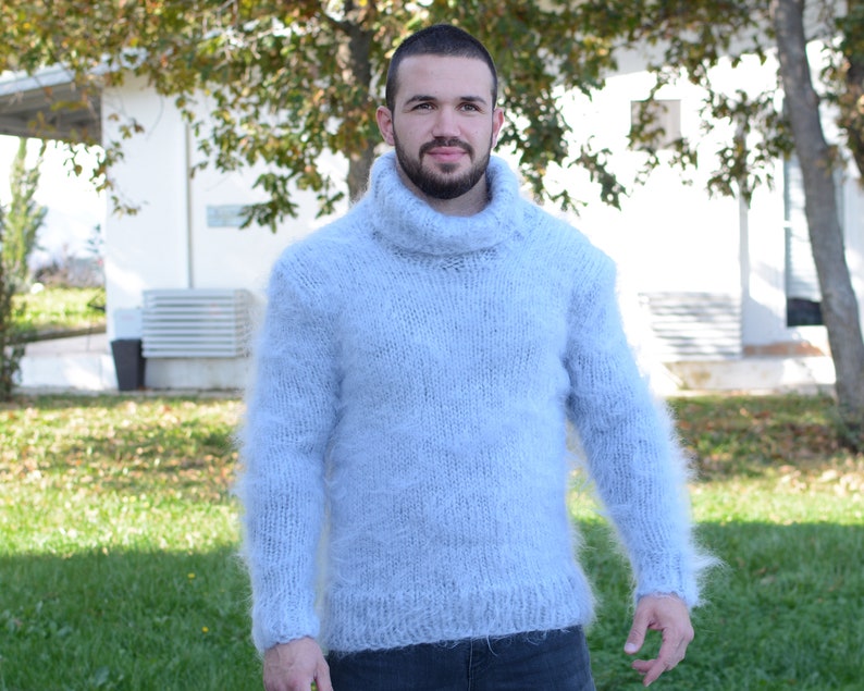 fluffy mohair jumper