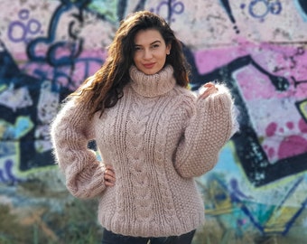 Fuzzy Mohair Sweater, Fetish Sweater, Oversized Sweater