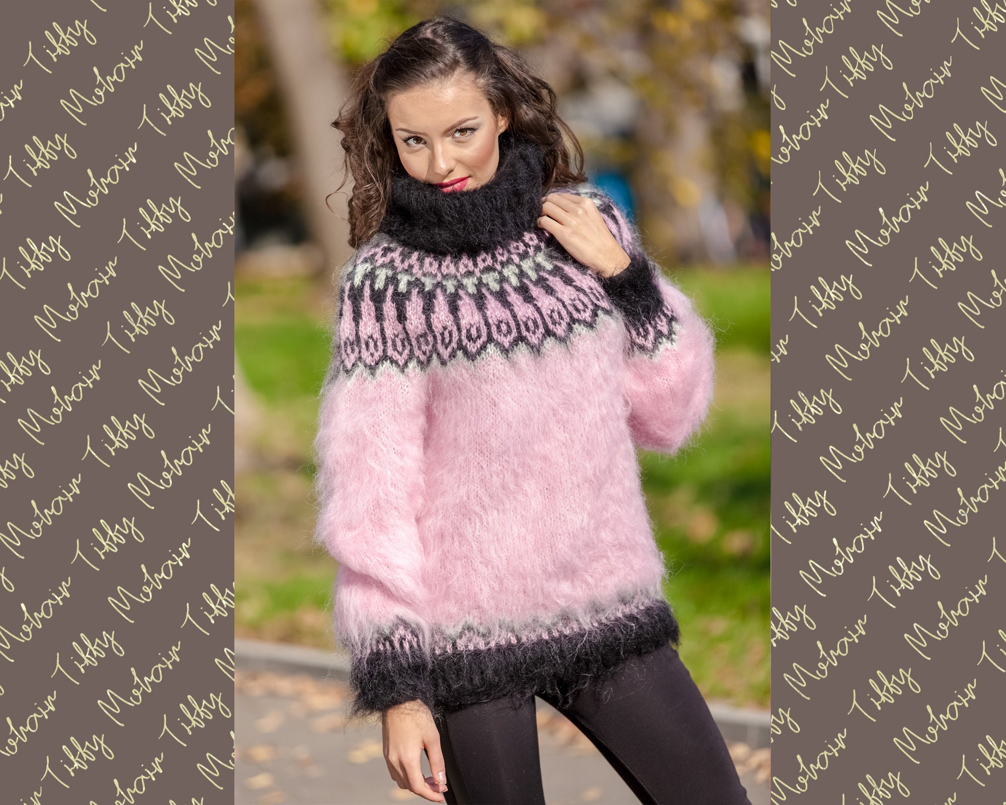 Mohair Sweater Lopi Sweater Icelandic Sweater Hand Knit -  UK