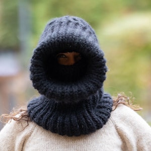Mohair and Wool Mix Balaclava, Head Warmer, Fetish Balaclava