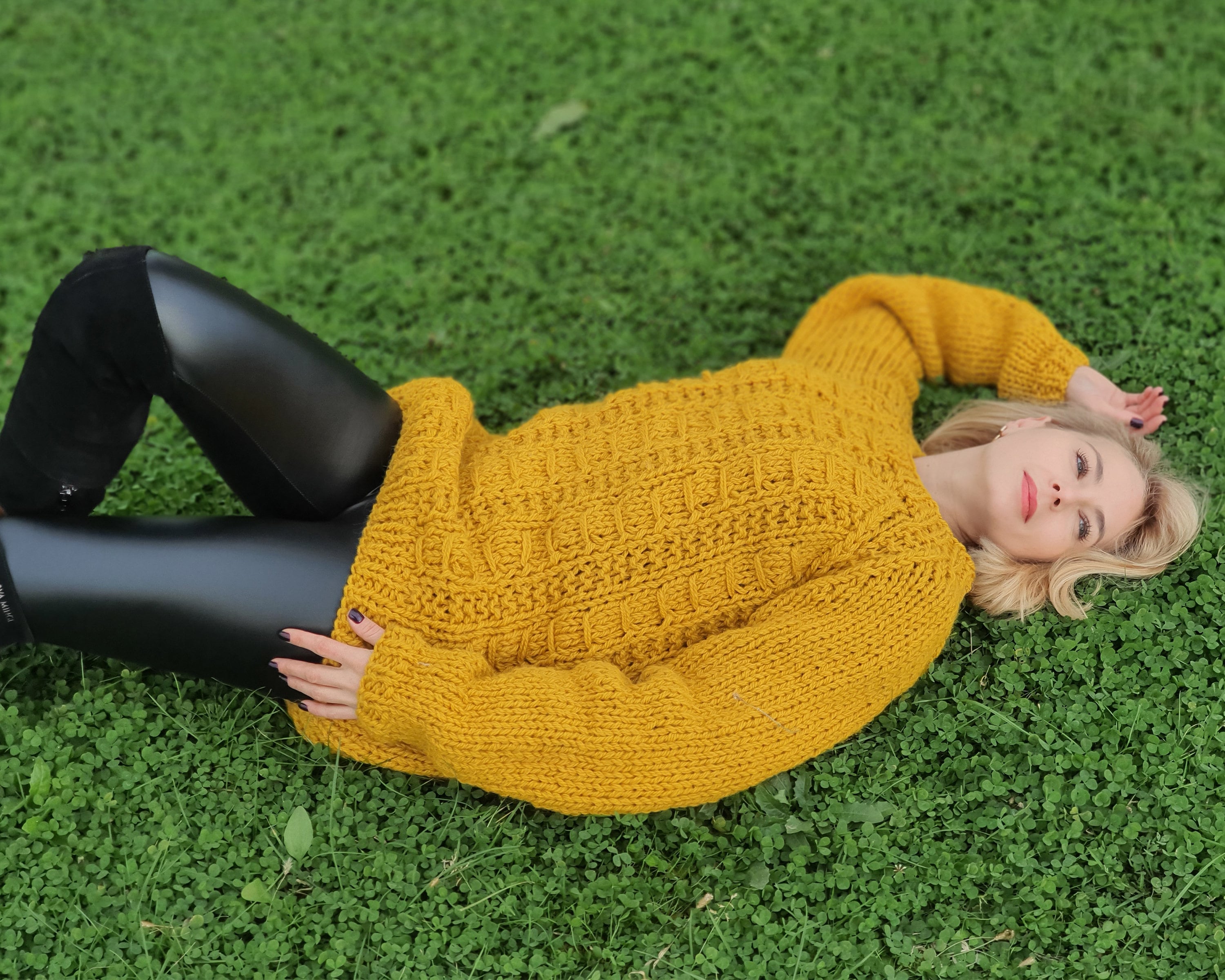 Cable Knit 100 Wool Sweater Itchy Wool Jumper Hand Etsy UK