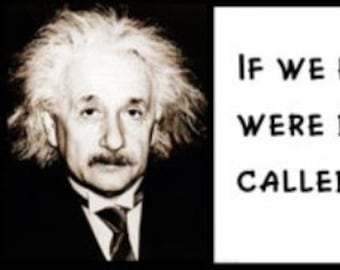 Wall Quote - ALBERT EINSTEIN - If we knew what it was we were doing, it would not be called research, would it?