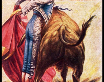 Bullfighting Plaza De Toros De Ciudad Juarez #12 Canvas Art Poster 12/"x 24/"
