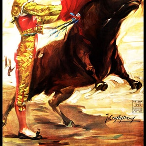 Bullfighting - Plaza De Toros De Sevilla #6 Canvas Art Poster 12&quot;x 24&quot;