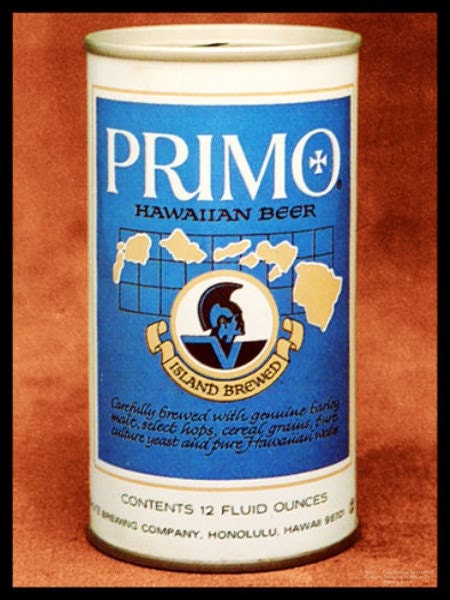 Beer Cans - Primo Hawaiian Beer (1974) Canvas Art Poster 18