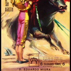 Bullfighting - Plaza De Toros De Linares #1 Canvas Art Poster 12"x 24"