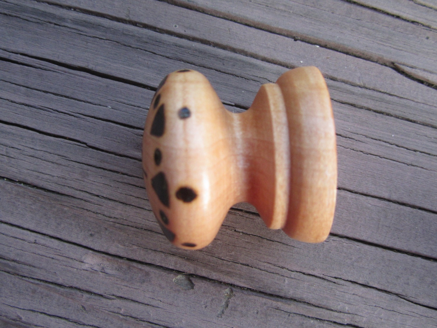 Tiradores de cajón de perillas de madera | Etsy