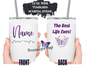 JW Jehovah's Witness New Baptism Cup Tumbler Gift, Unique Wine and Skinny Tumbler, JW Special Pioneer Gift, Affordable Personalized Cups