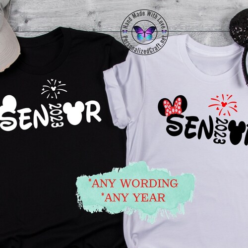 Disney Senior Class 23 Mickey Mouse Minnie Mouse Inspired Etsy