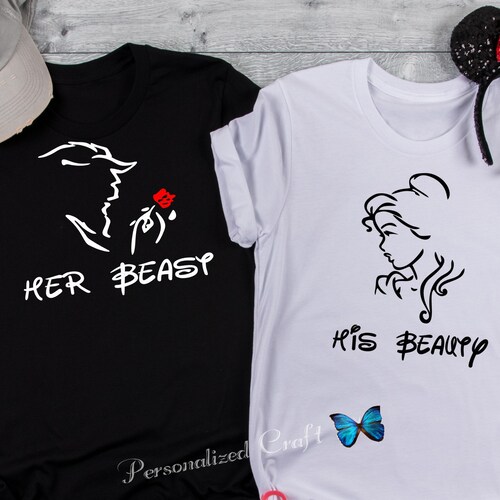 Beauty Her Beast Personalized Disney - Etsy