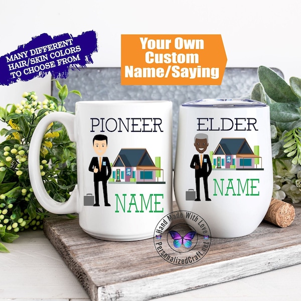 JW Jehovah's Witness Elder Ministerial Servant Pioneer Gift, Brother at Kingdom Hall, Unique Pioneer Coffee Mug, Affordable JW Gift