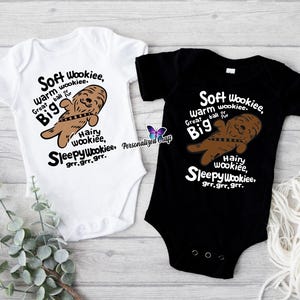 Tutina per neonati Disney Soft Wookie Soft Kitty, Chewbacca Star Wars Tutina per bambini e bambine Conveniente Unico Personalizzato Carino Vestito Disneyland