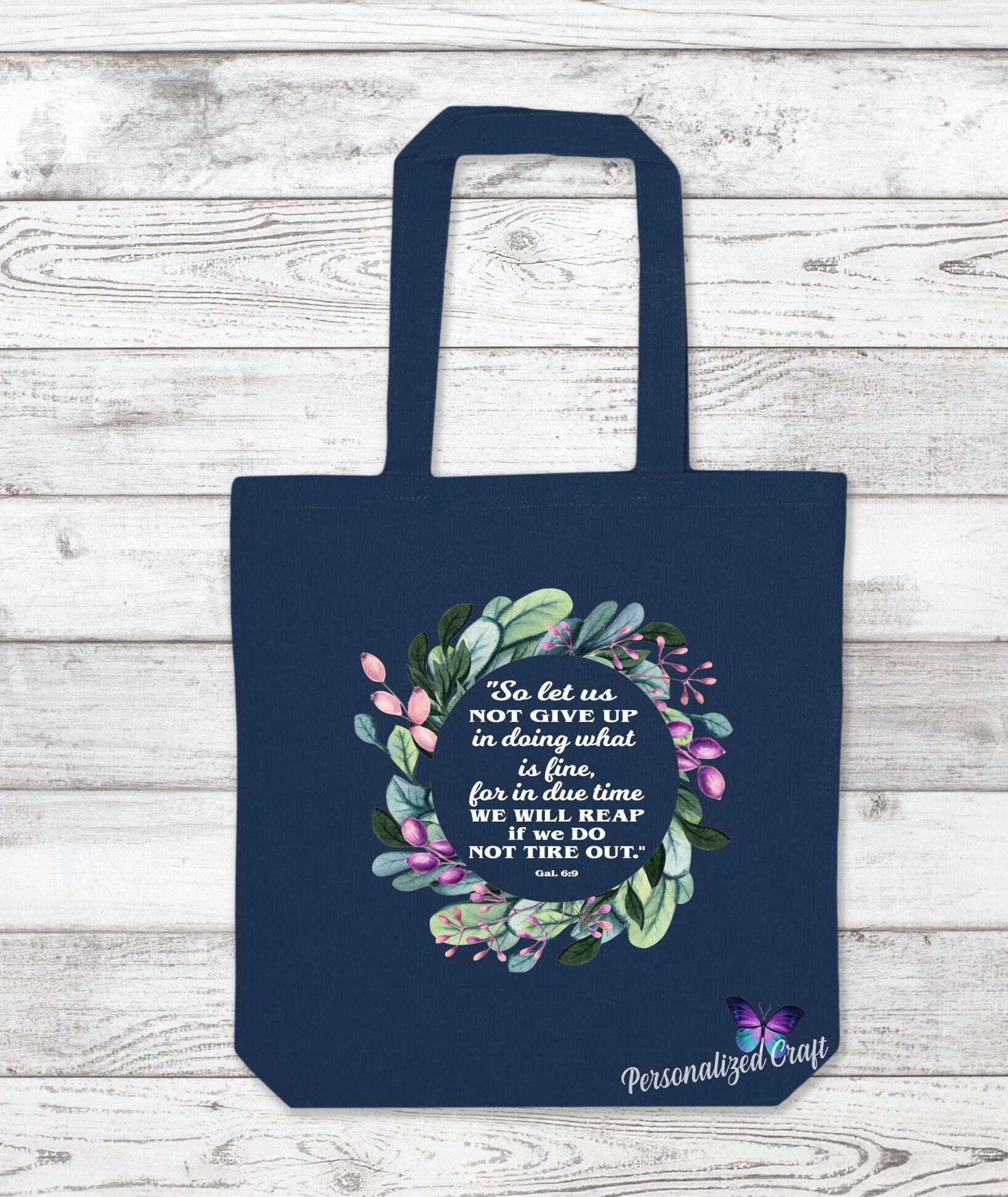 JW Jehovah s Witness Large Service Bag so Let Us Not Give up Tote