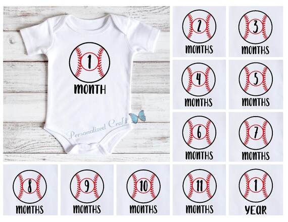 monthly onesies set
