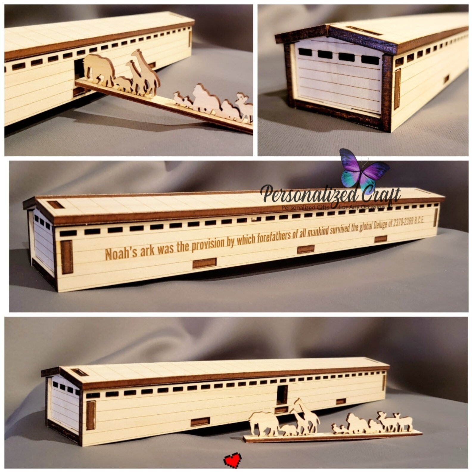 JW Noah's Ark Model Kit JW Family Worship Project Laser Etsy